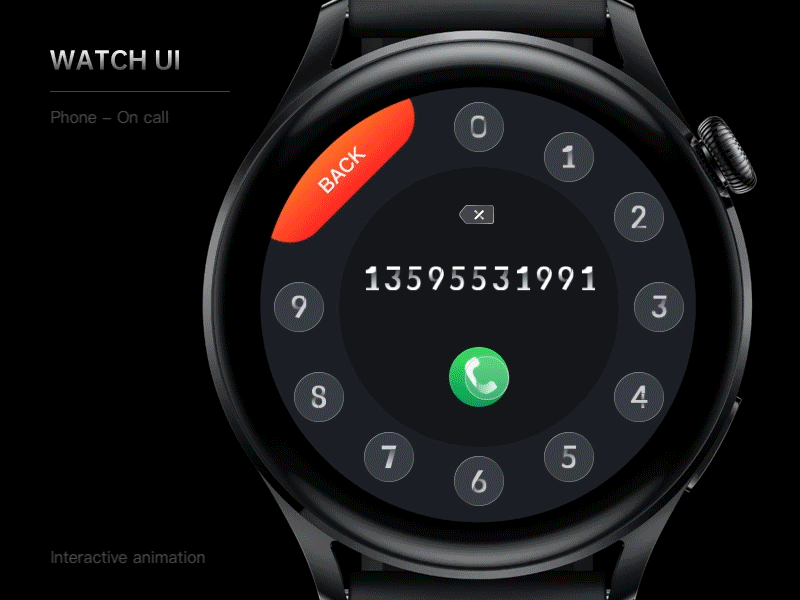 Watch UI - Animation