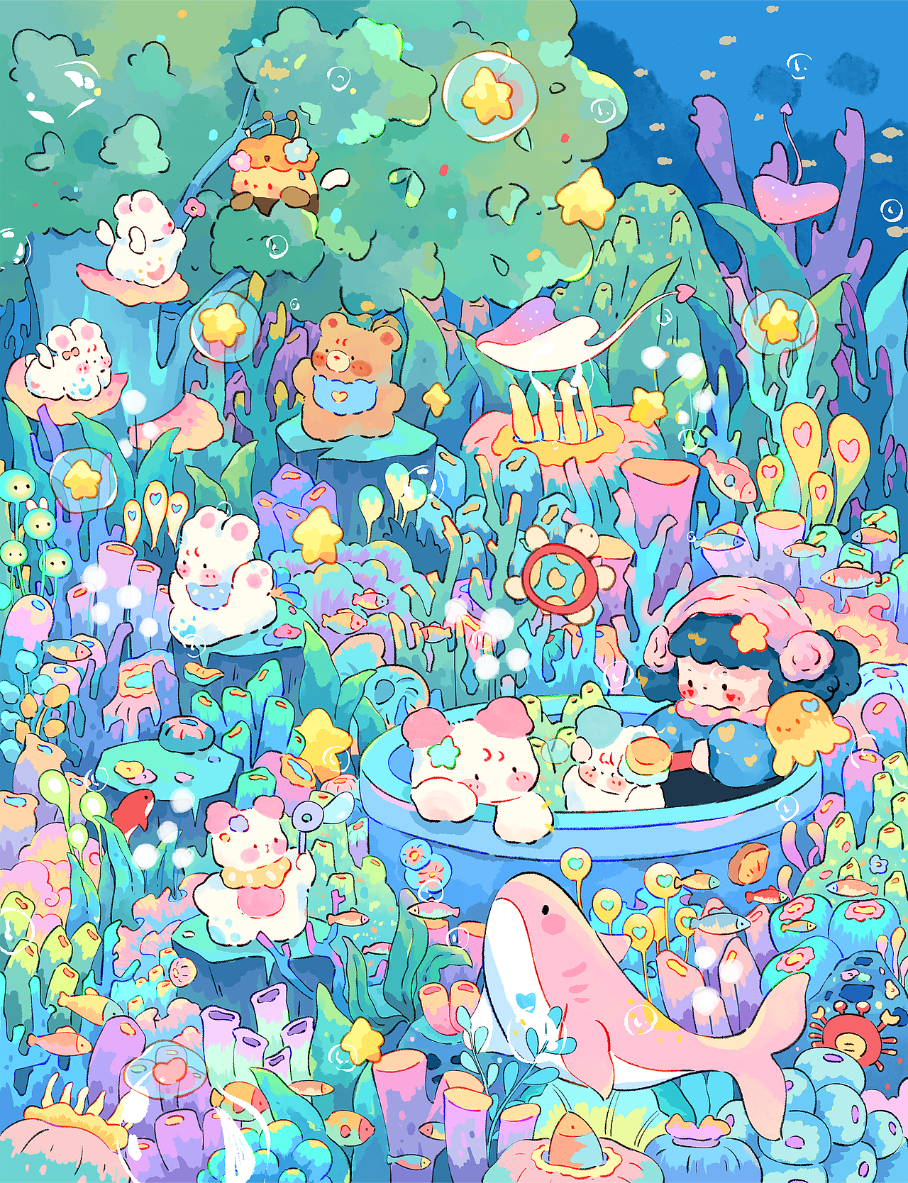 治愈系插画|2024年中总结