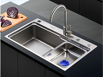 炬森菱智系列水槽详情渲染