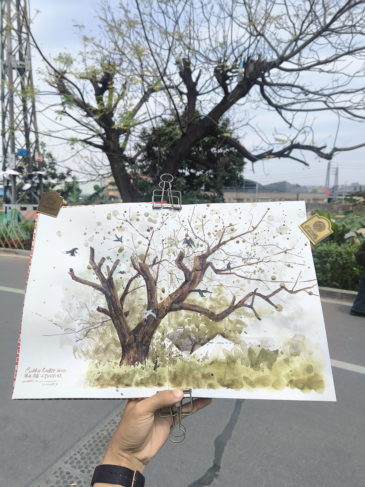 『画本系列』－我的第64本画本－城市速写（图ZMzcyMTk2NTUy） - 绘画 - 站酷设计师画画的陈一丘原创素材 - 站酷ZCOOL
