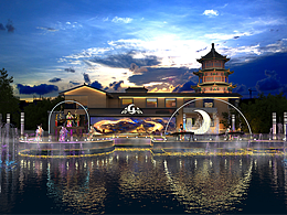 月湖公園夜游美術