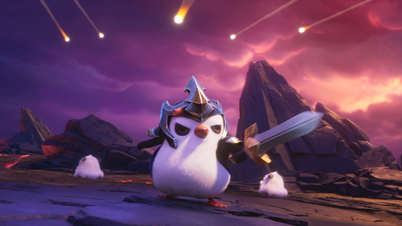 躲在布隆(划掉)羽饰骑士后面!!