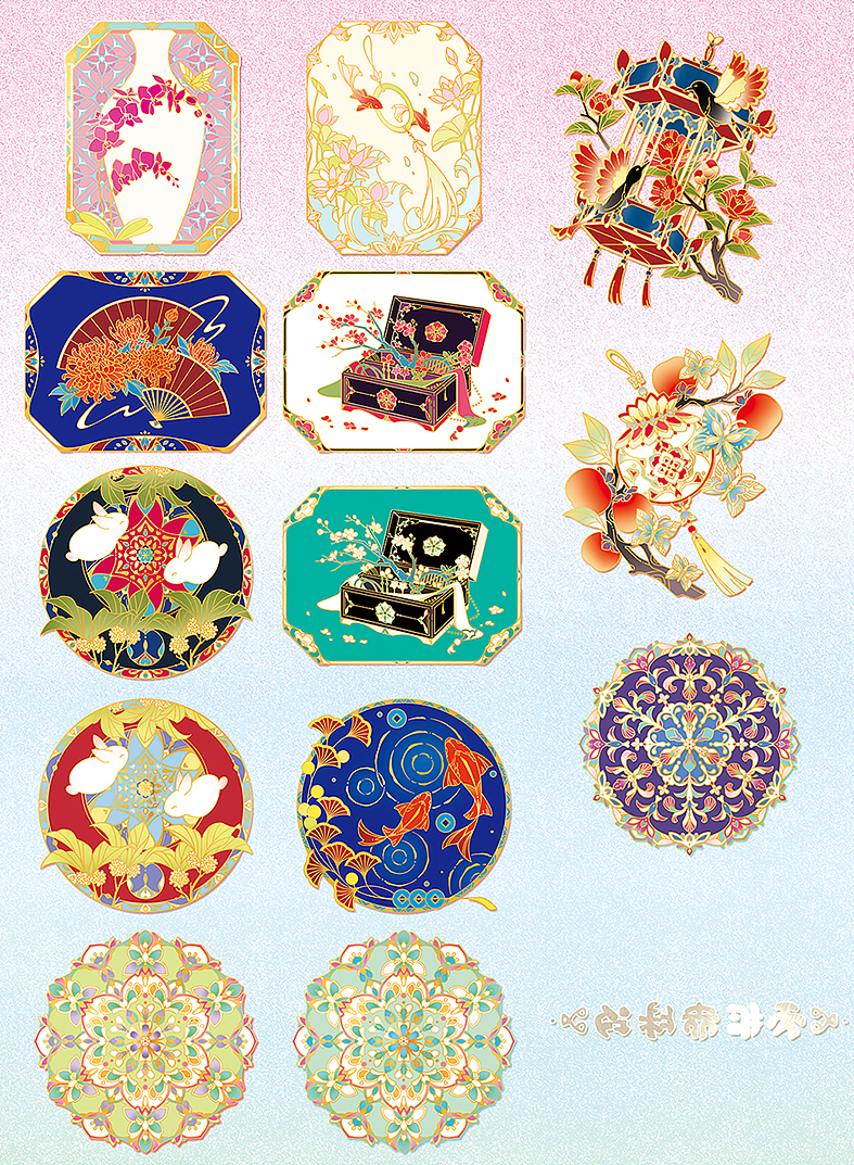 【似锦】画完了（图ZMzcyMjA4MTg4） - 商业插画 - 站酷设计师褚阿原创素材 - 站酷ZCOOL