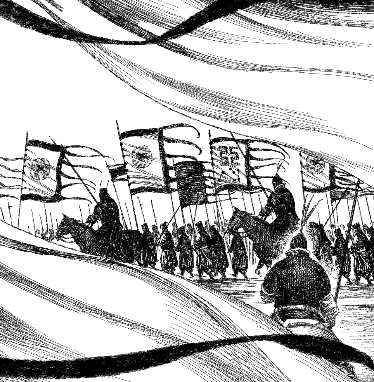 【漫画】《汉末英杰志》局部高清线稿