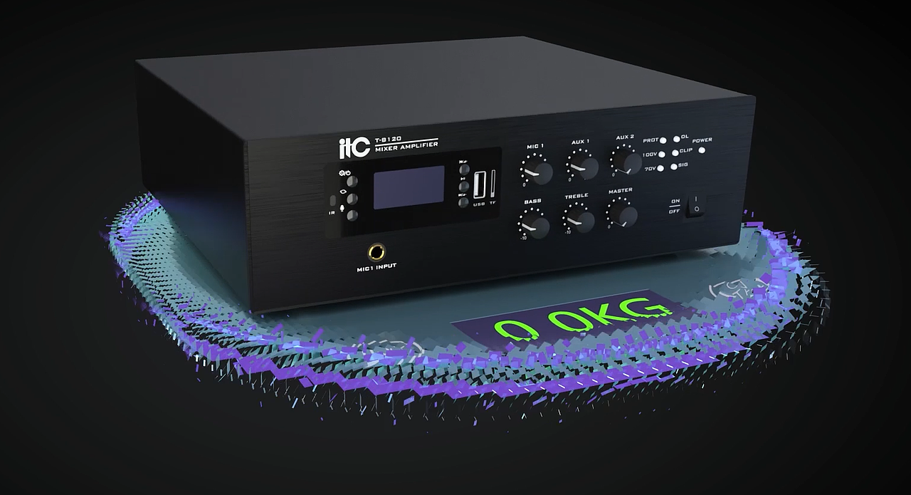 c4d功放产品视频