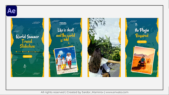 AE模板|竖屏动态照片摄影旅行展示动画特效片头（图ZMzcyMjM4ODE2） - 影视后期 - 站酷设计师猿文件网官方账号原创素材 - 站酷ZCOOL