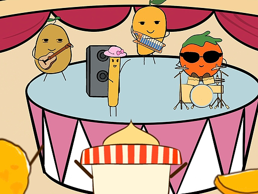 课堂小练丨原创短片《薯乐记》（个人主页-ZNjg5NjE5MjA=） - 短片 - 站酷设计师o欧尼姜o原创素材 - 站酷ZCOOL