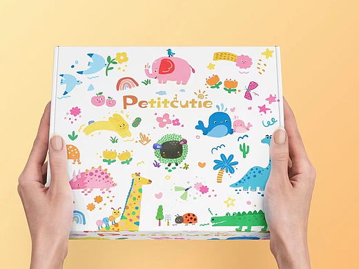 一些和母婴品牌合作的包装案例