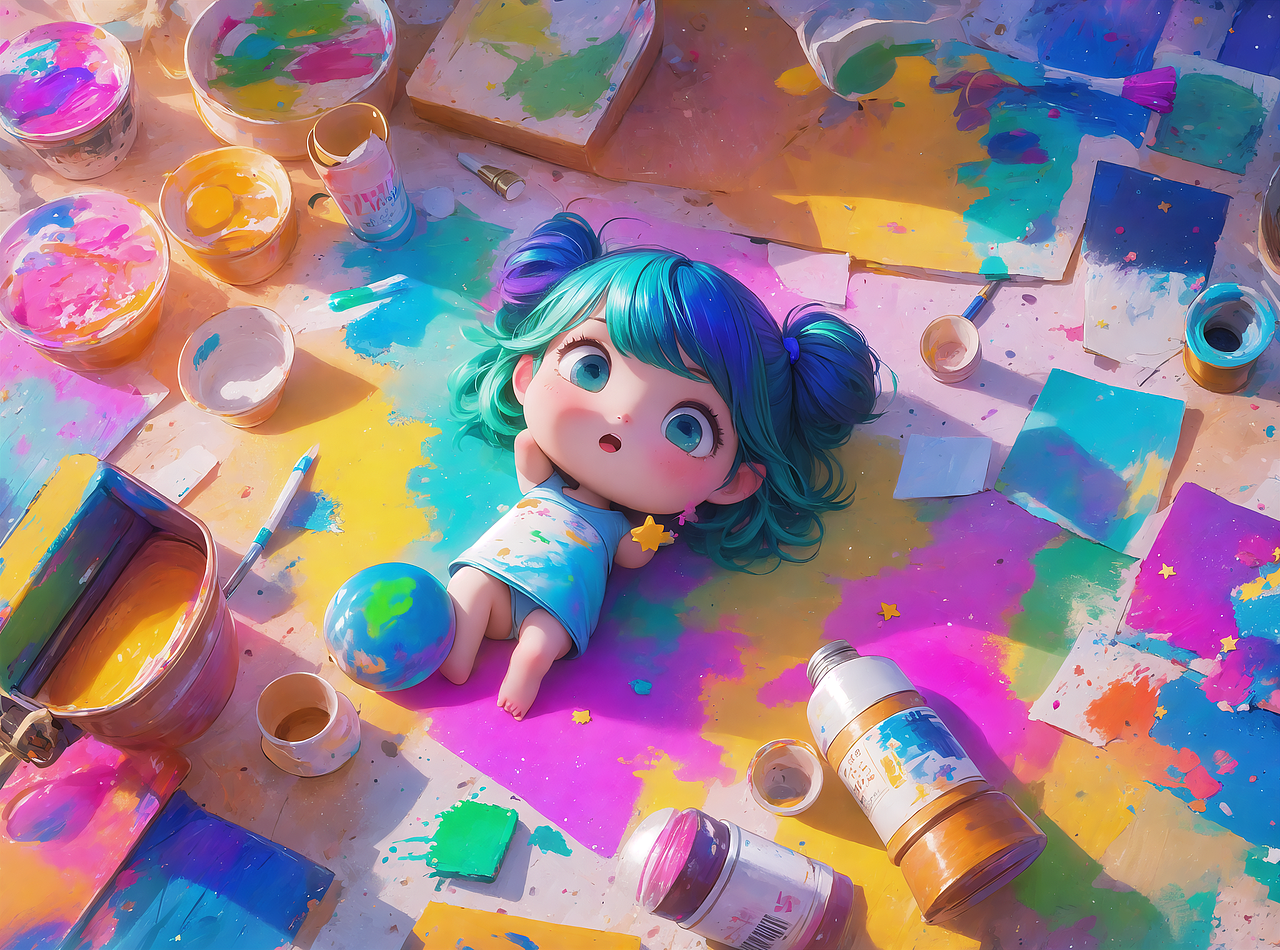 彩色妹妹（图ZMzcyMjQxODAw） - 短篇/格漫 - 站酷设计师图海的海原创素材 - 站酷ZCOOL