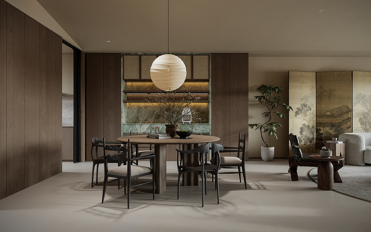 现代混搭风格效果图表现