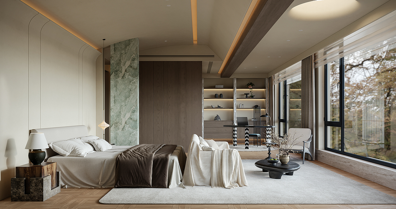 现代混搭风格效果图表现