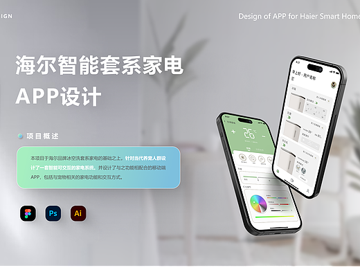 海尔智能套系家电APP设计（个人主页-ZNjg5NjgyNzY=） - APP界面 - 站酷设计师叭笔波笔芯儿原创素材 - 站酷ZCOOL