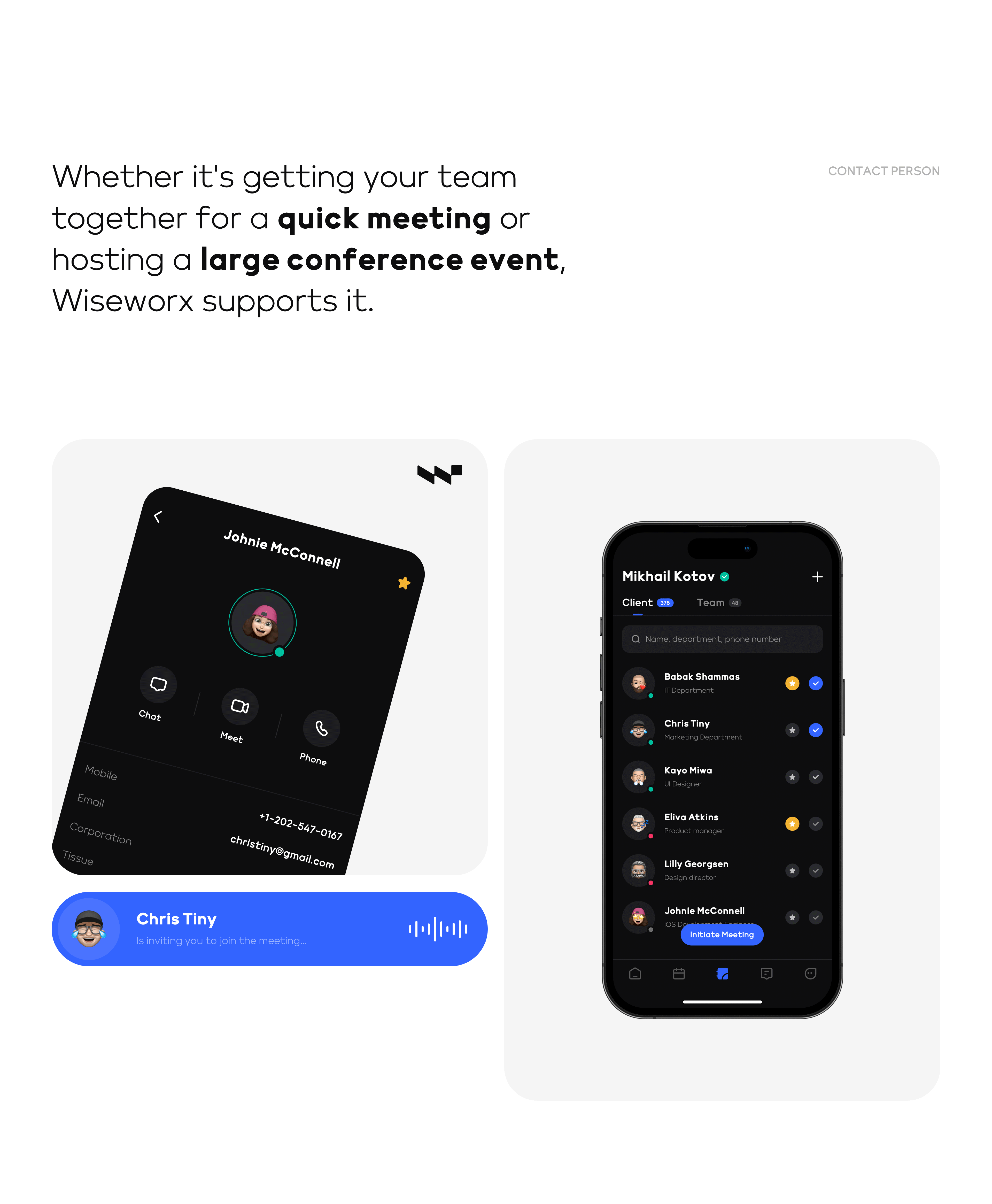 Wiseworx - Online Meeting Project Review(图ZMzcyMzAyNjIw) - 软件界面 - 站酷设计师吴哲轩Chris原创素材 - 站酷ZCOOL