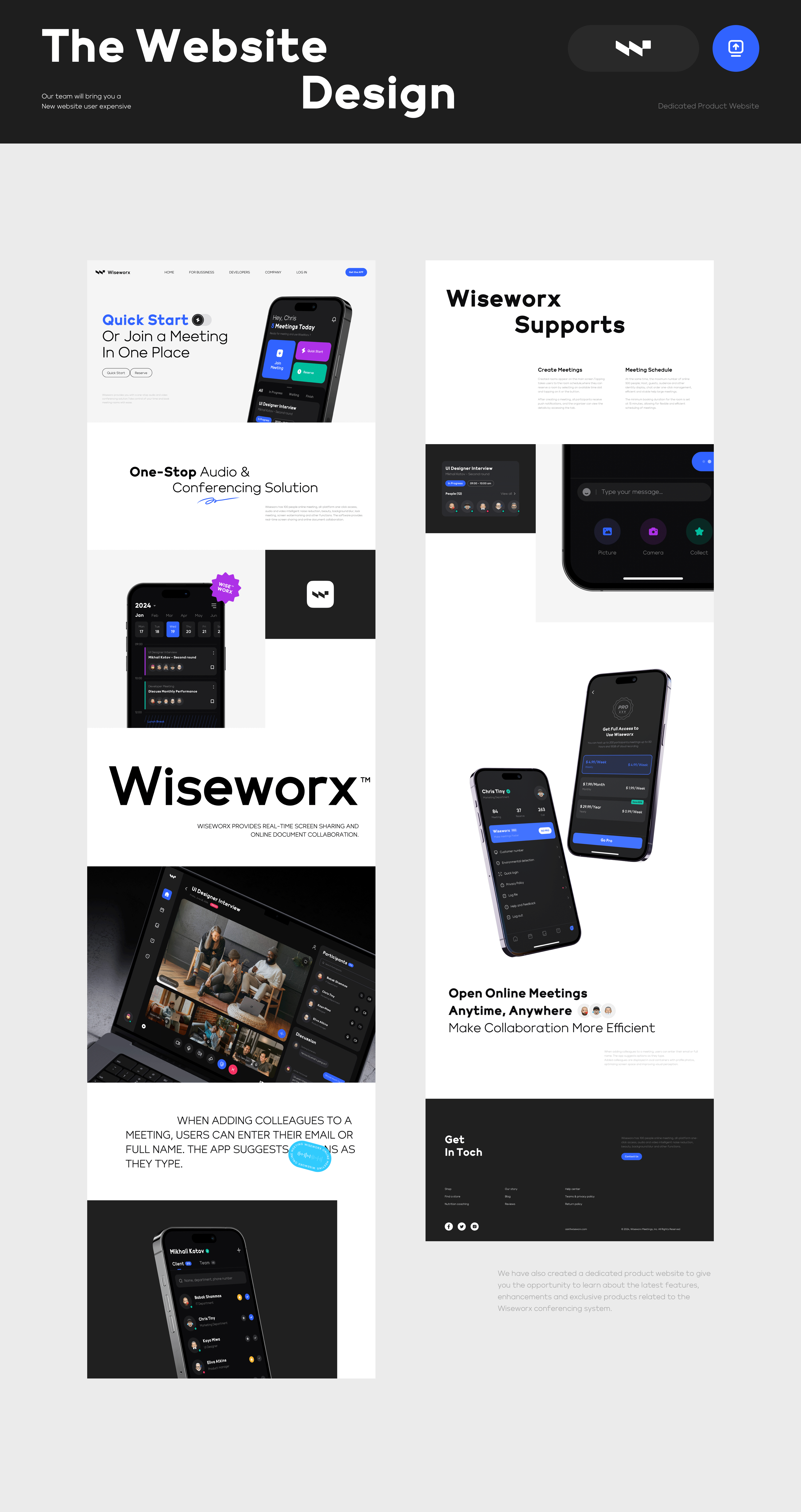 Wiseworx - Online Meeting Project Review(图ZMzcyMzAyNjUy) - 软件界面 - 站酷设计师吴哲轩Chris原创素材 - 站酷ZCOOL