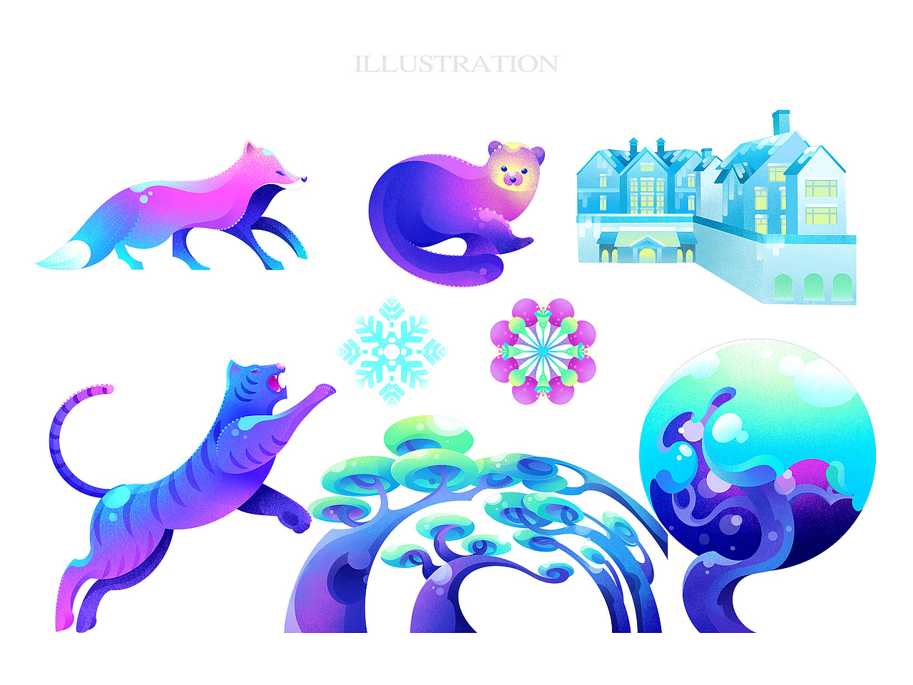 长白山动物形象系列海报（图ZMzcyMzA0MzUy） - 海报 - 站酷设计师StarryDesign原创素材 - 站酷ZCOOL
