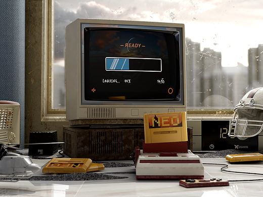 C4D-臟舊動(dòng)畫(huà)（RS)（個(gè)人主頁(yè)-ZNjg5Njk0MDA=） - 動(dòng)畫(huà)/影視 - 站酷設(shè)計(jì)師龍鳴沢原創(chuàng)素材 - 站酷ZCOOL