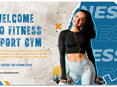 AE模板|创意动感健身运动促销人物出场定格冻结片头