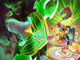 暴雪爐石同人-戰(zhàn)士大戰(zhàn)伊利丹