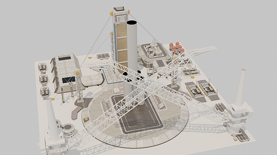 作业平台半成品