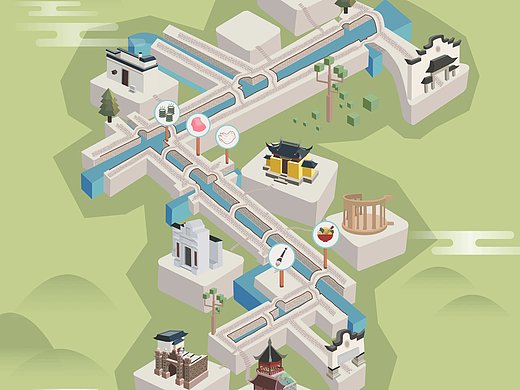 南浔古镇地图设计