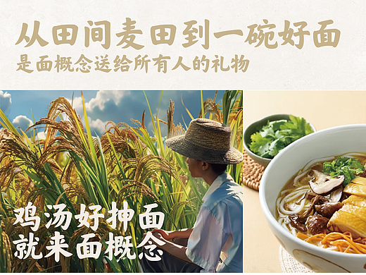 一家平价面馆品牌如何打造差异化，面概念鸡汤抻面设计