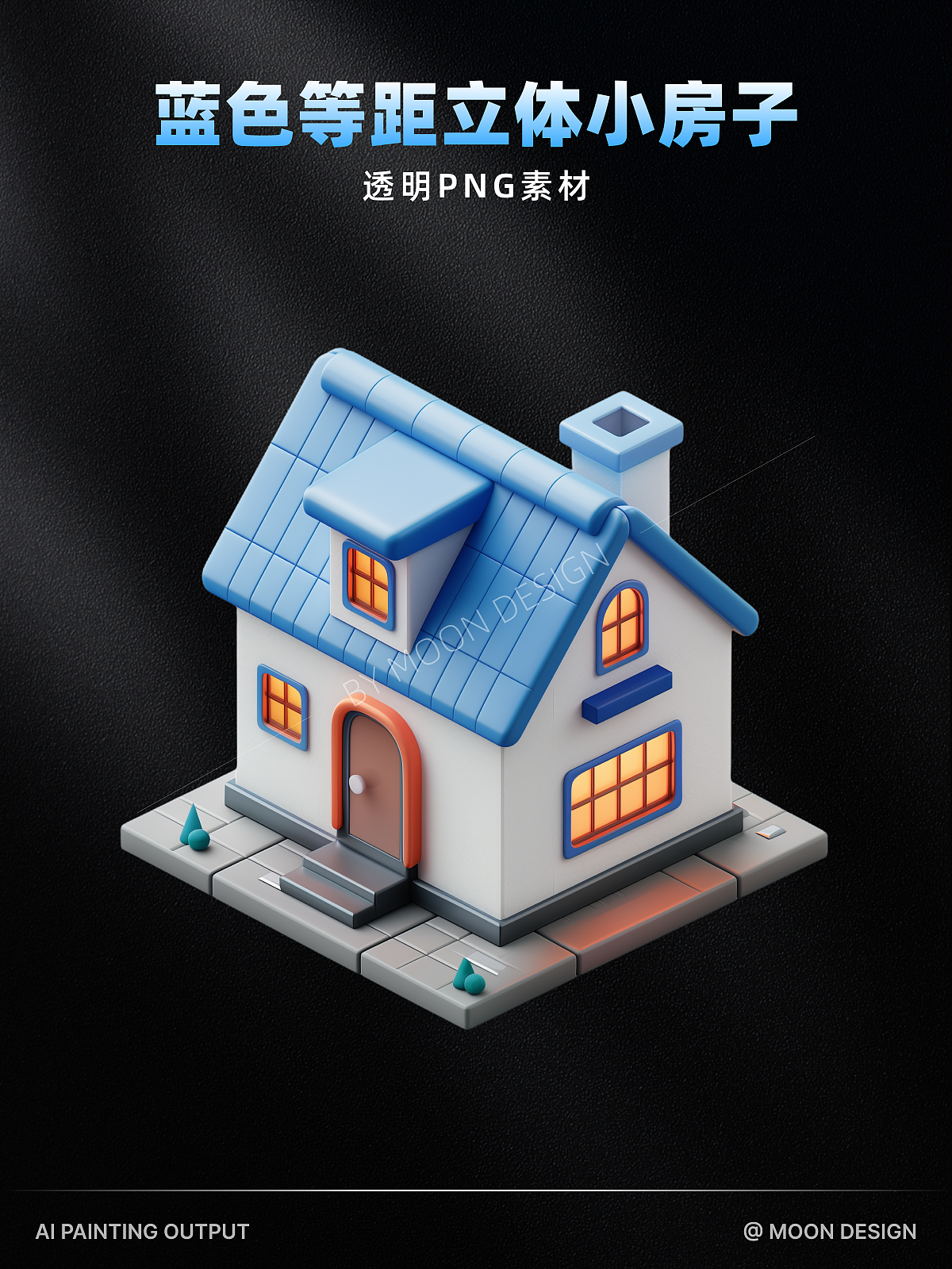 3D等距立体图标