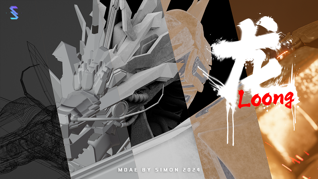 [个人练习]迟来的龙年作品--金属机械龙（图ZMzcyMzY0Njk2） - 人物/生物 - 站酷设计师WAYING0110原创素材 - 站酷ZCOOL