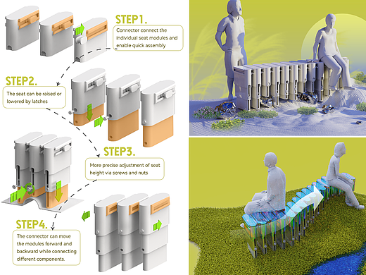 作品集项目二:城市灰空间自然休憩点设计
