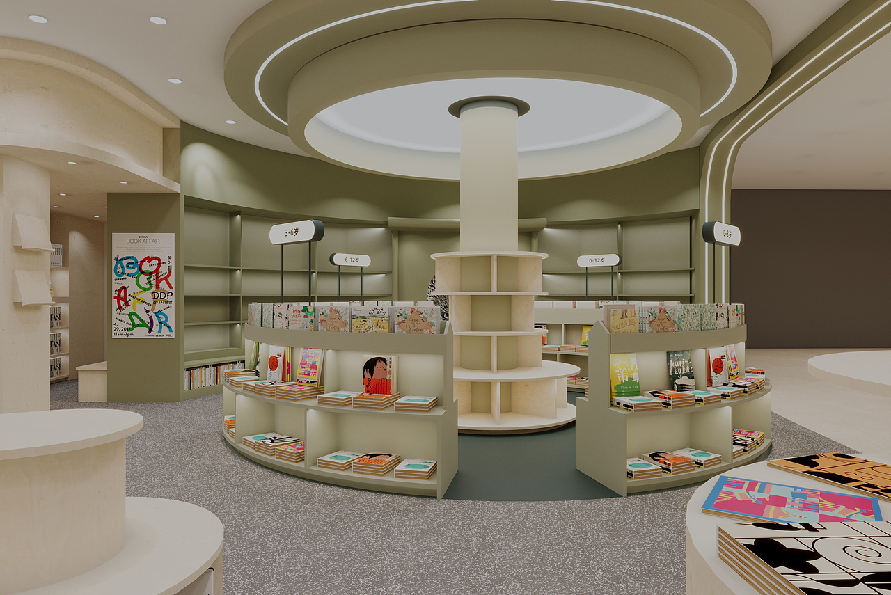 儿童书店设计（图ZMzcyMzcwOTI0） - 商业空间设计 - 站酷设计师是小谭啊原创素材 - 站酷ZCOOL