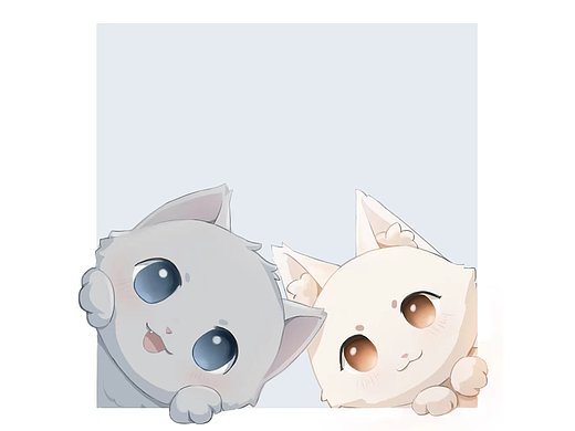 灰色的粉白~双猫日记