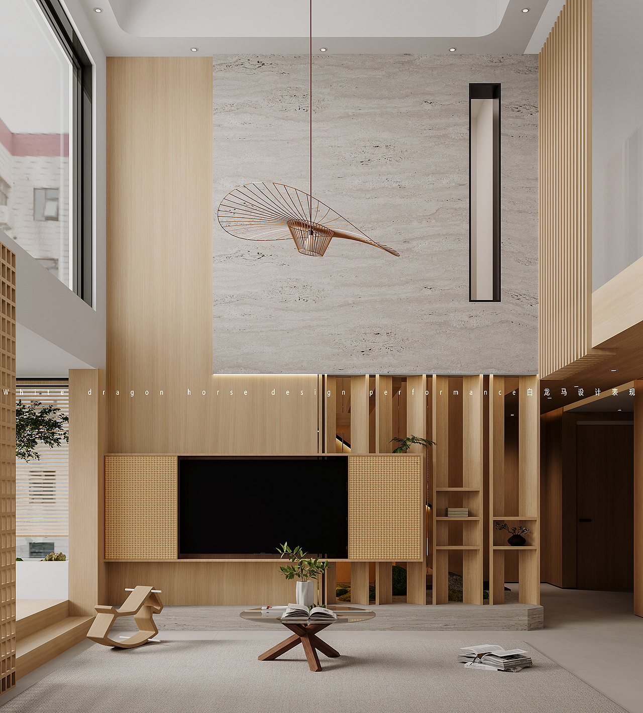 原木风——白龙马效果（图ZMzcyMzgxOTYw） - 家装设计 - 站酷设计师一只小娄娄原创素材 - 站酷ZCOOL