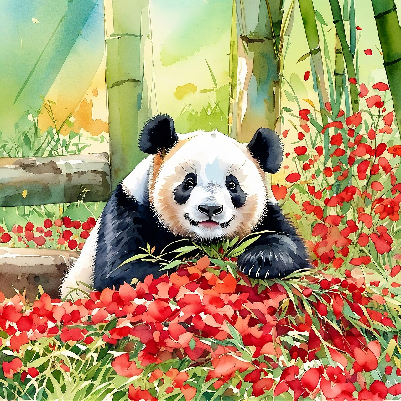 大熊猫福宝:镜头下的萌态百出