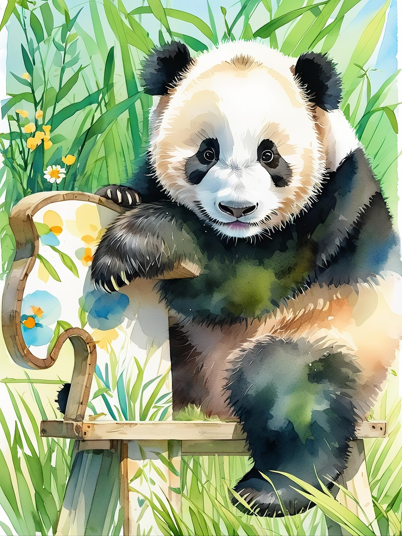 大熊猫福宝:镜头下的萌态百出