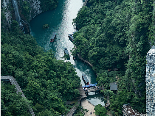 晴空万里的张家界之一