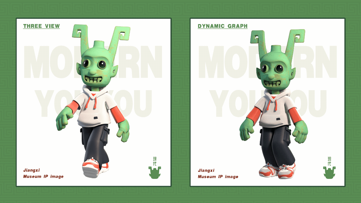 江西省博物馆IP形象——“又又”（图ZMzcyMzk4MDg0） - IP形象 - 站酷设计师炸炸同学原创素材 - 站酷ZCOOL