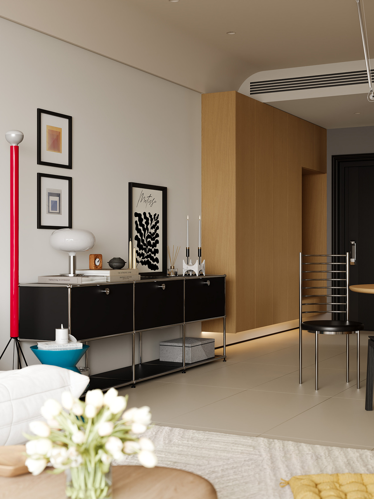 现代客餐厅效果图表现