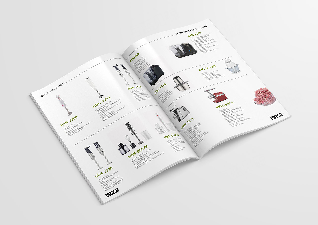 家用电器产品画册