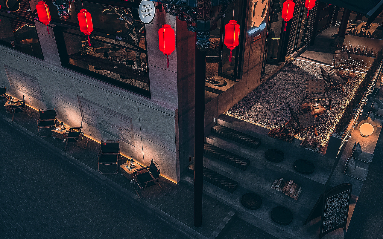 酒吧室内外效果图表现（图ZMzcyNDA3MDk2） - 家装设计 - 站酷设计师呜叽唛叽原创素材 - 站酷ZCOOL