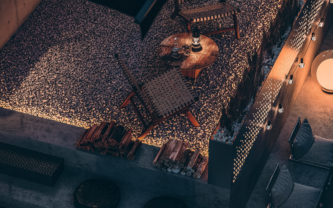 酒吧室内外效果图表现