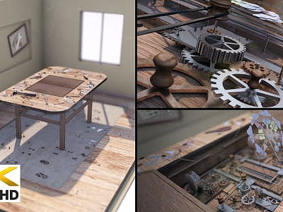 AE模板|高级动态机械世界动画视频展示动效片头