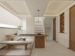 绘感视觉设计——现代简约客餐厅叠墅案例