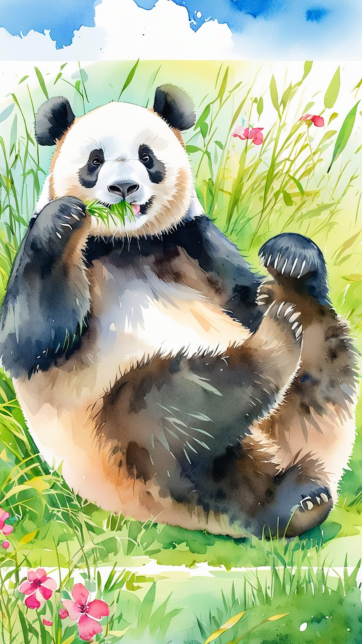 大熊猫福宝:镜头下的萌态百出