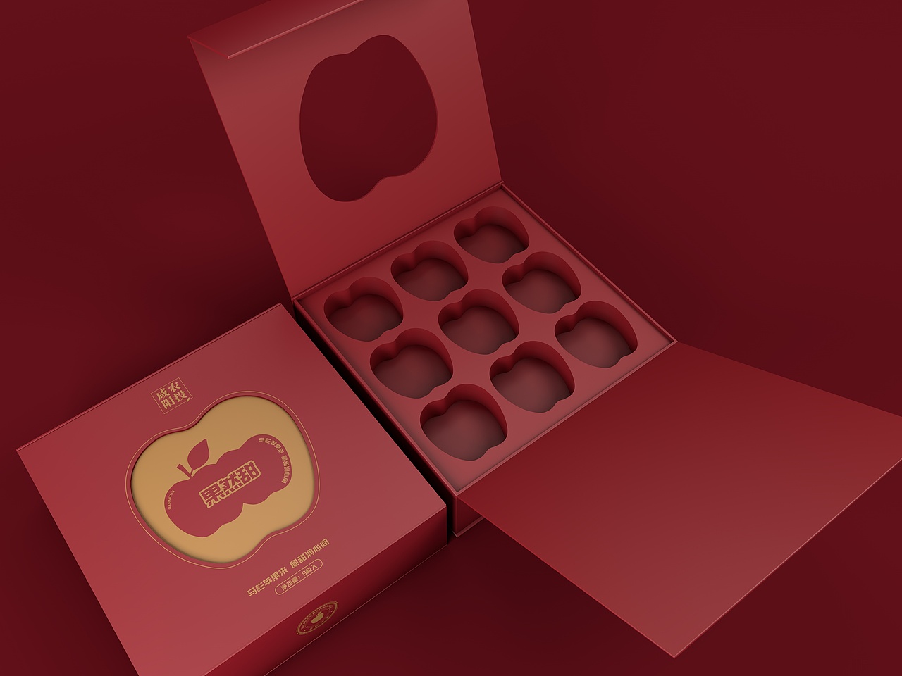 咸阳农投苹果包装设计