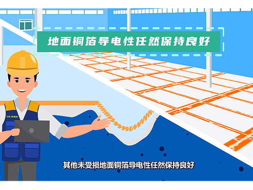 无尘车间防静电地板宣传动画