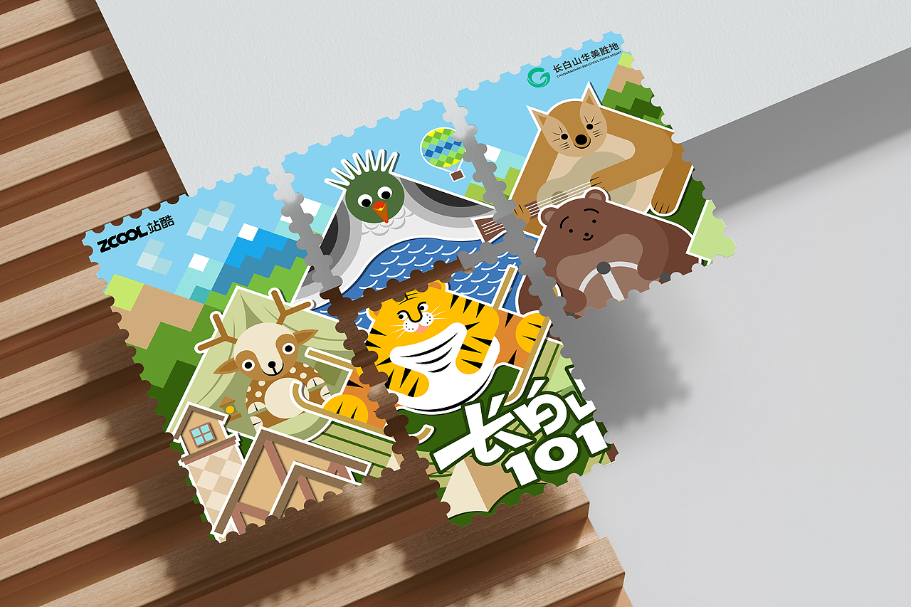 长白山五萌戏（图ZMzcyNDM3NTk2） - 海报 - 站酷设计师小高画的蛮好的原创素材 - 站酷ZCOOL