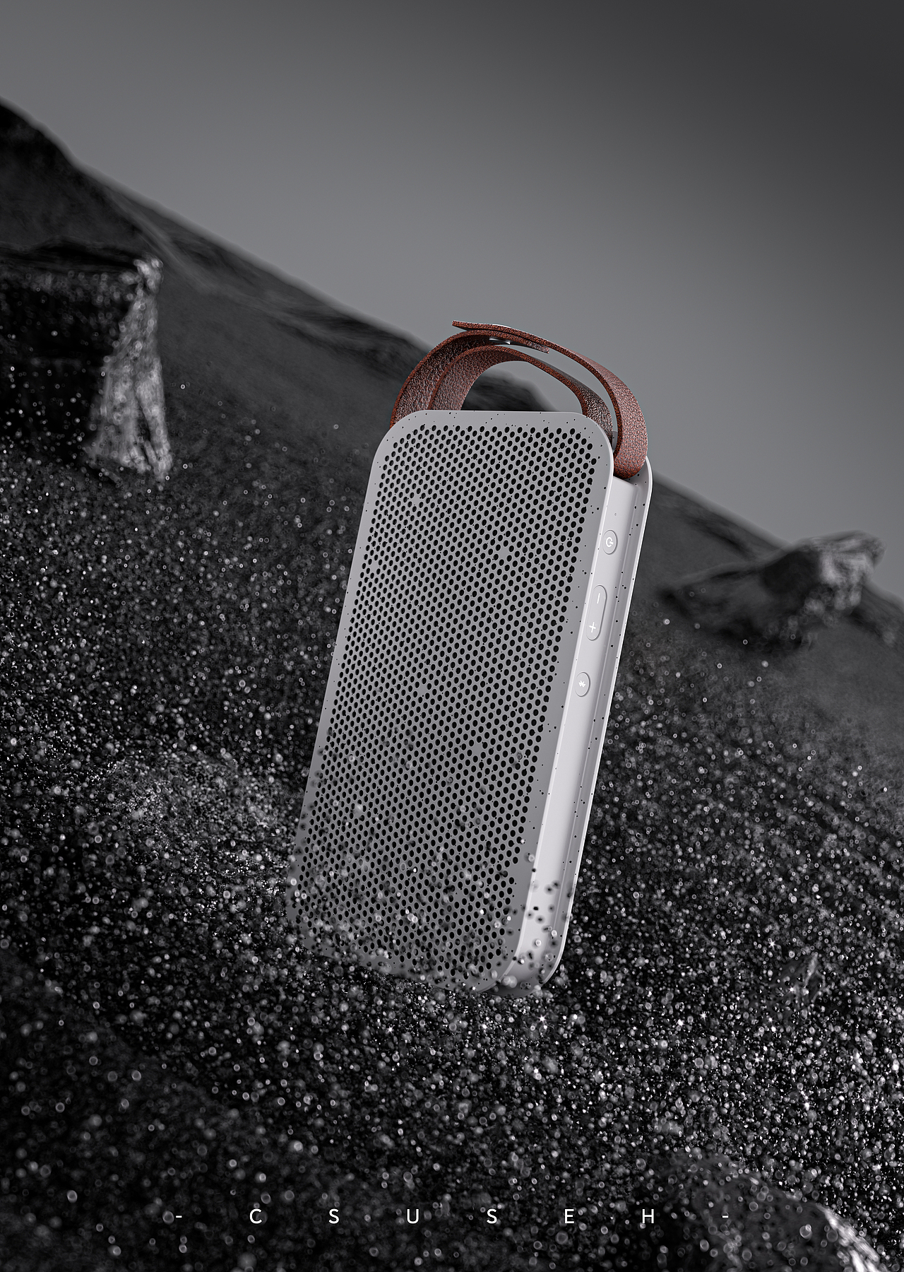 暗黑色系 音响渲染练习（图ZMzcyNDM5Njg4） - 电商 - 站酷设计师我的我的我的原创素材 - 站酷ZCOOL