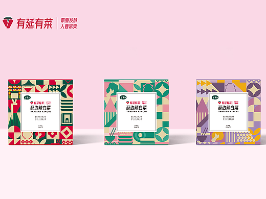 几何图形风格 I 蔬菜包装视觉设计案例