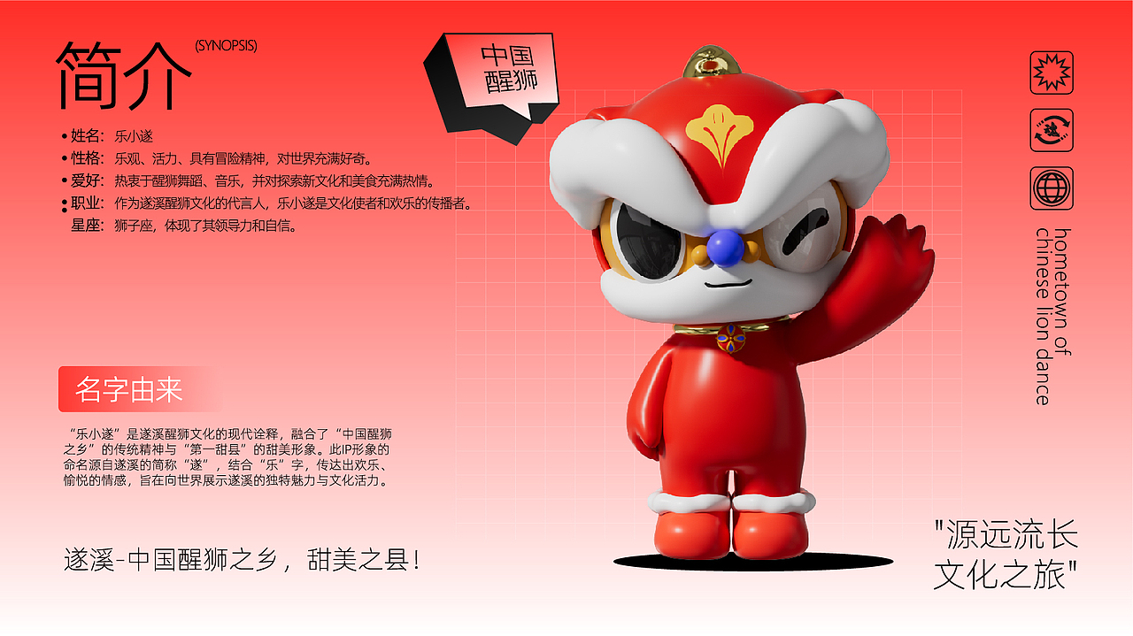 中国醒狮之乡的IP长什么样？（图ZMzcyNDUxMzky） - IP形象 - 站酷设计师深圳997品牌营销原创素材 - 站酷ZCOOL