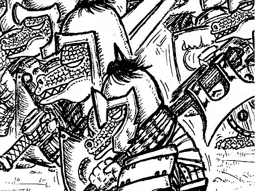 再起兵十五万（个人主页-ZNjg5ODcwODQ=） - 单幅漫画 - 站酷设计师大不敬者原创素材 - 站酷ZCOOL