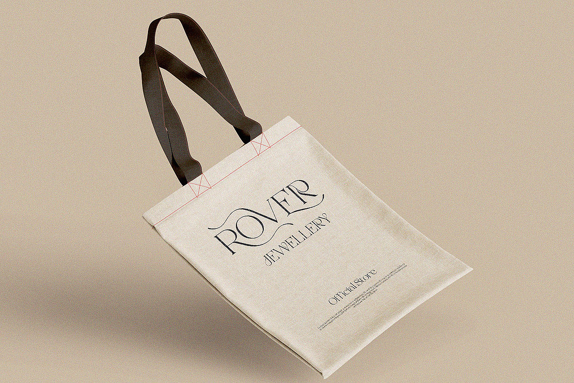 现代优雅时尚花体画册婚礼请柬封面标题衬线英文字体